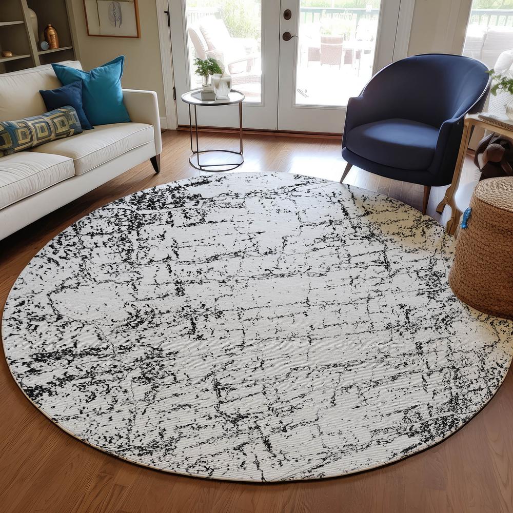 Chantille ACN606 Black 8' x 8' Rug. Picture 6