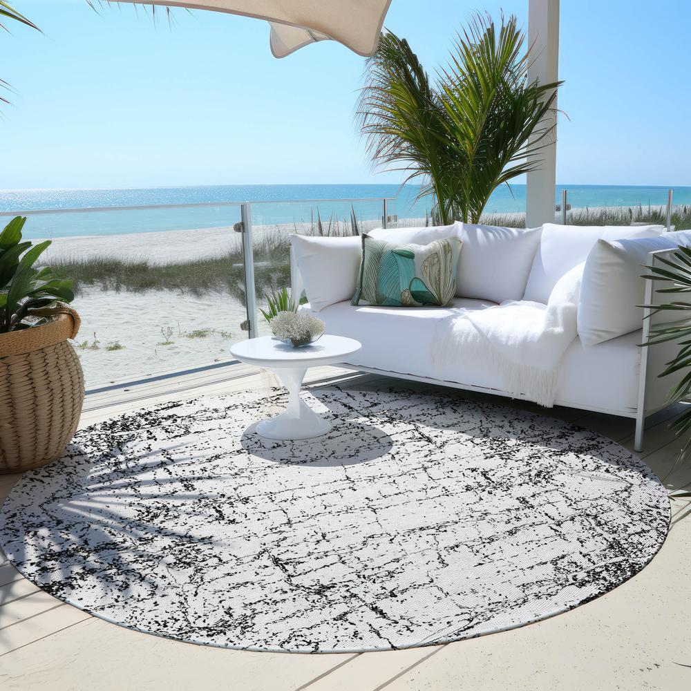Chantille ACN606 Black 8' x 8' Rug. Picture 7
