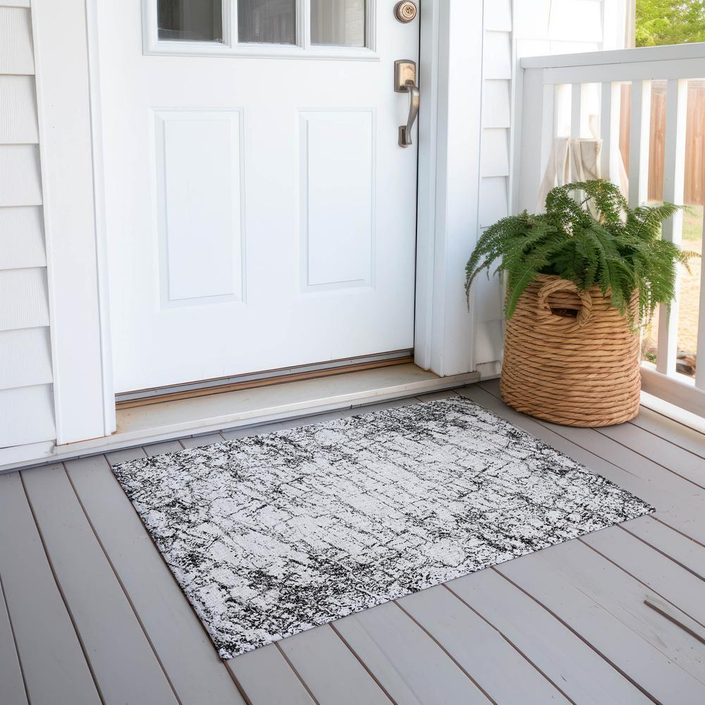 Chantille ACN606 Black 1'8" x 2'6" Rug. Picture 7