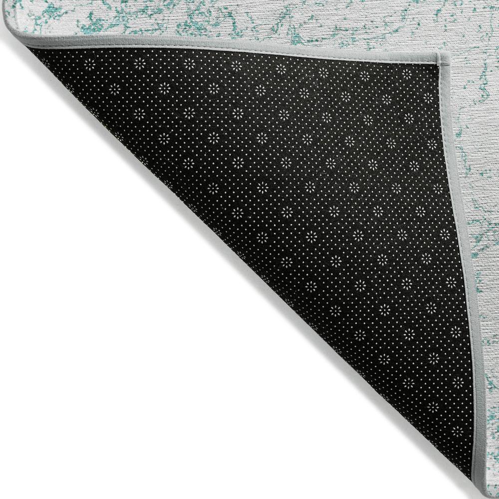 Chantille ACN606 Teal 1'8" x 2'6" Rug. Picture 2