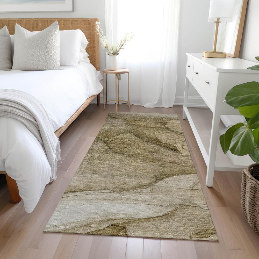 Chantille ACN607 Brown 2'3" x 7'6" Rug. Picture 6