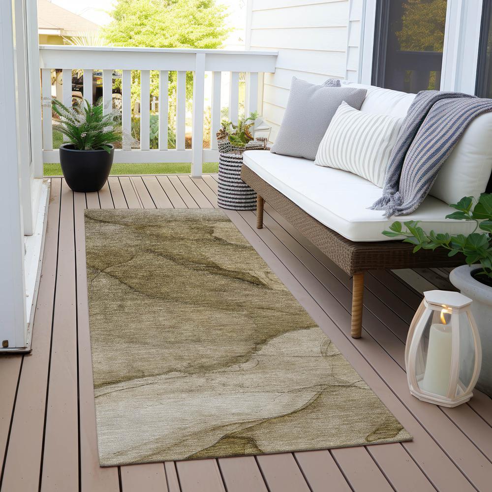 Chantille ACN607 Brown 2'3" x 7'6" Rug. Picture 7