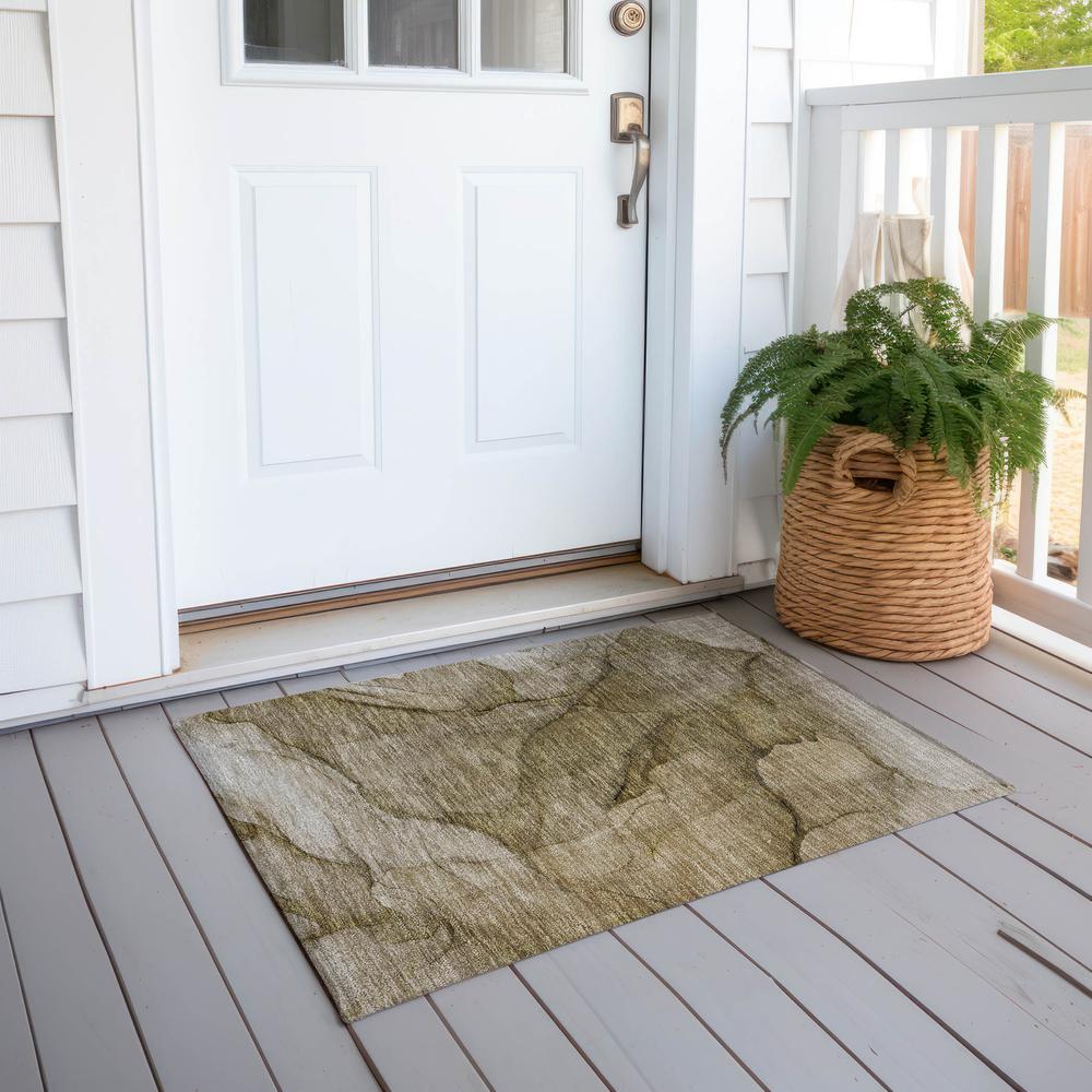 Chantille ACN607 Brown 1'8" x 2'6" Rug. Picture 7