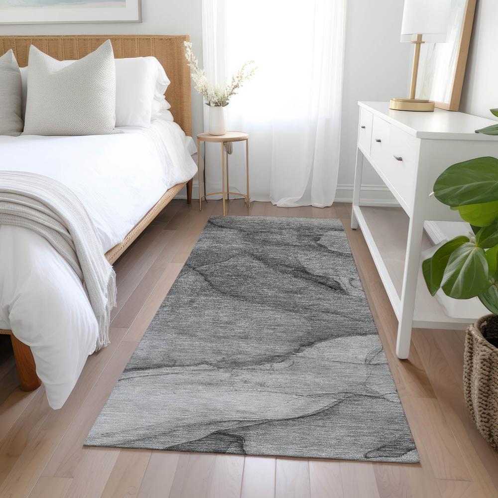 Chantille ACN607 Gray 2'3" x 7'6" Rug. Picture 7
