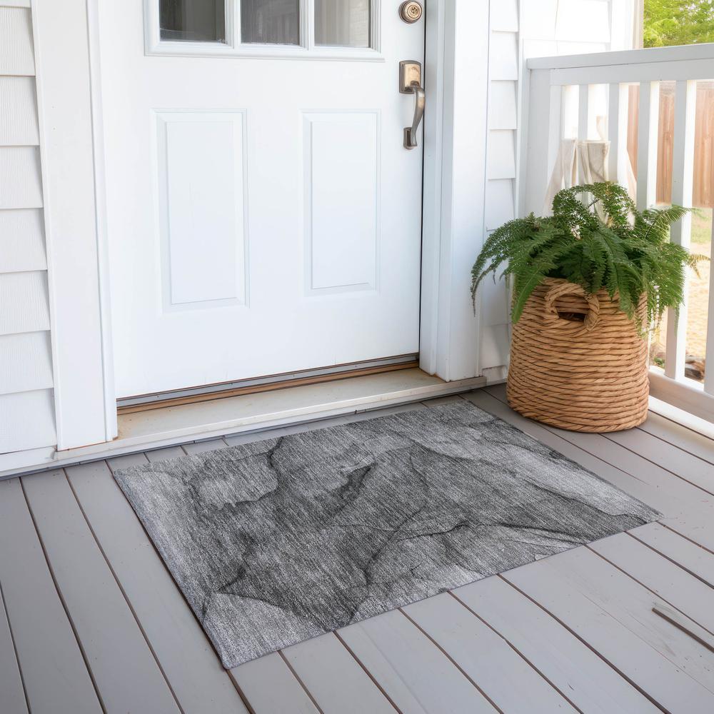 Chantille ACN607 Gray 1'8" x 2'6" Rug. Picture 7