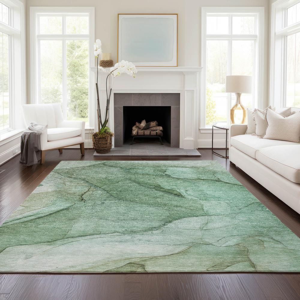 Chantille ACN607 Green 2'6" x 3'10" Rug. Picture 6