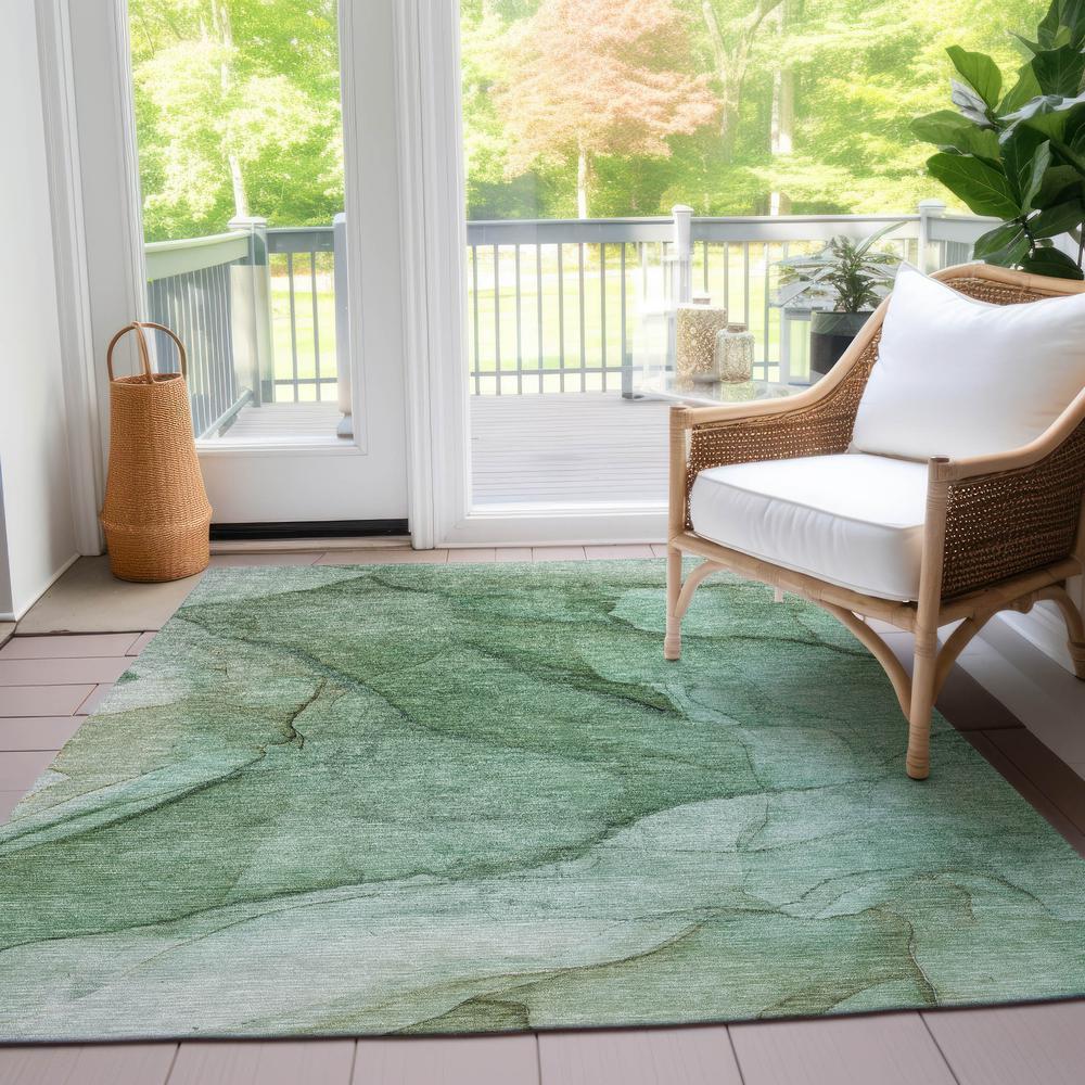 Chantille ACN607 Green 2'6" x 3'10" Rug. Picture 7
