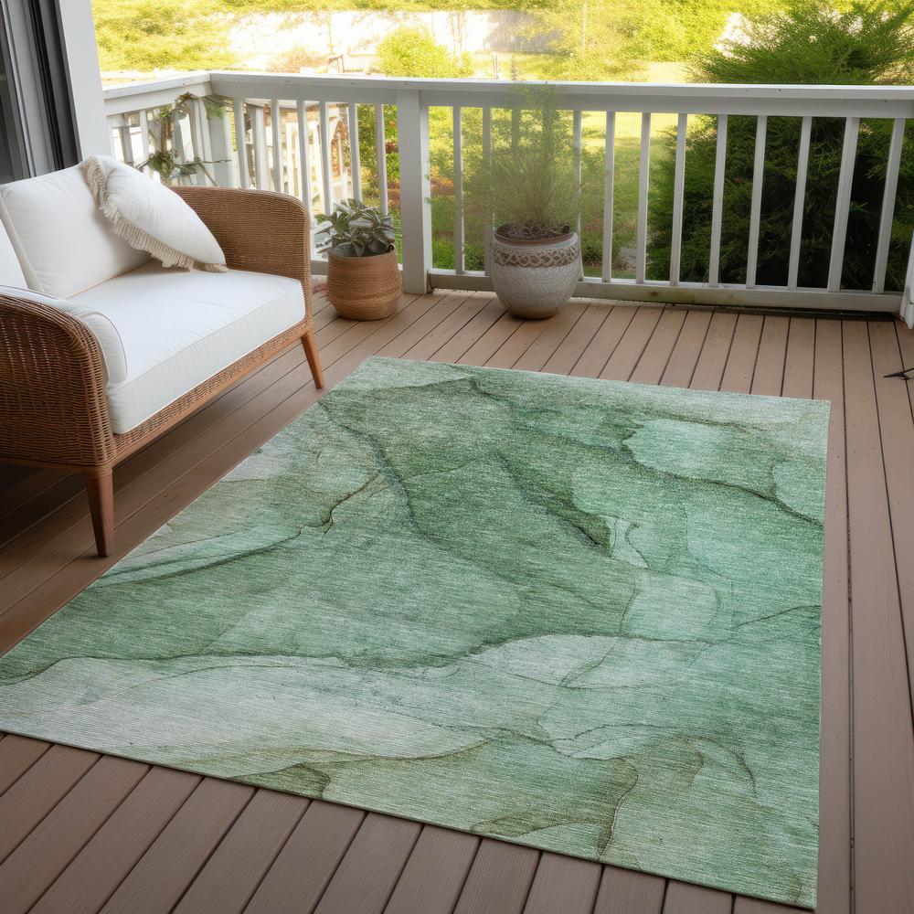 Chantille ACN607 Green 2'6" x 3'10" Rug. Picture 8