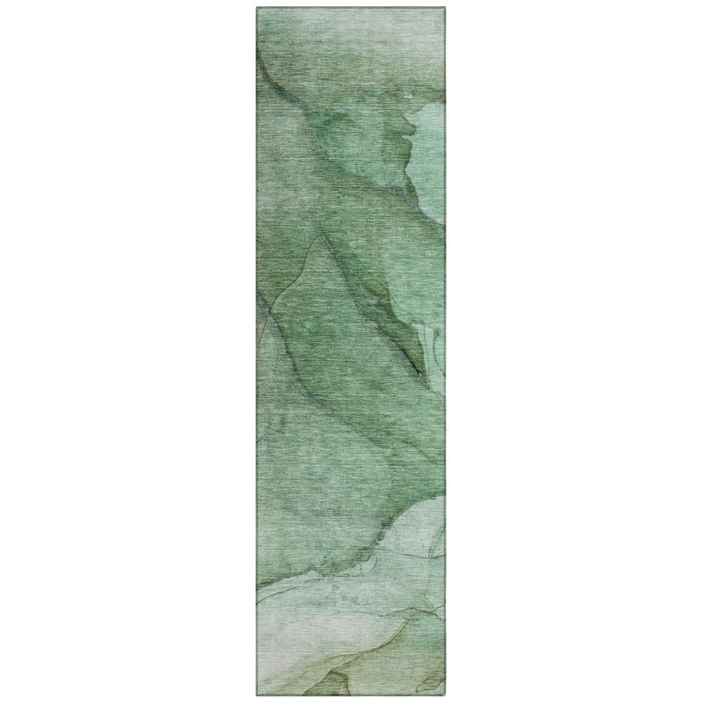 Chantille ACN607 Green 2'3" x 7'6" Rug. Picture 1