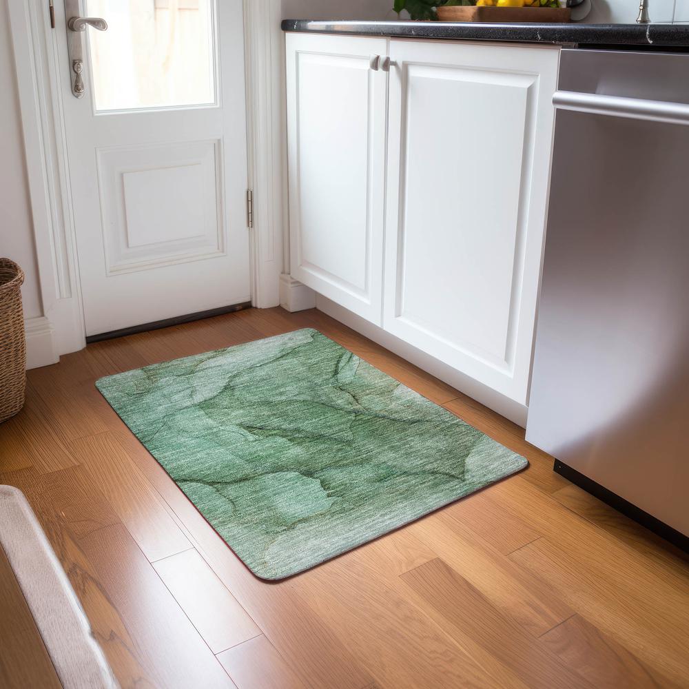 Chantille ACN607 Green 1'8" x 2'6" Rug. Picture 6