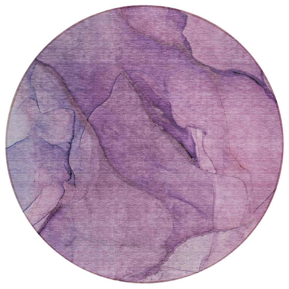 Chantille ACN607 Purple 8' x 8' Rug. Picture 1