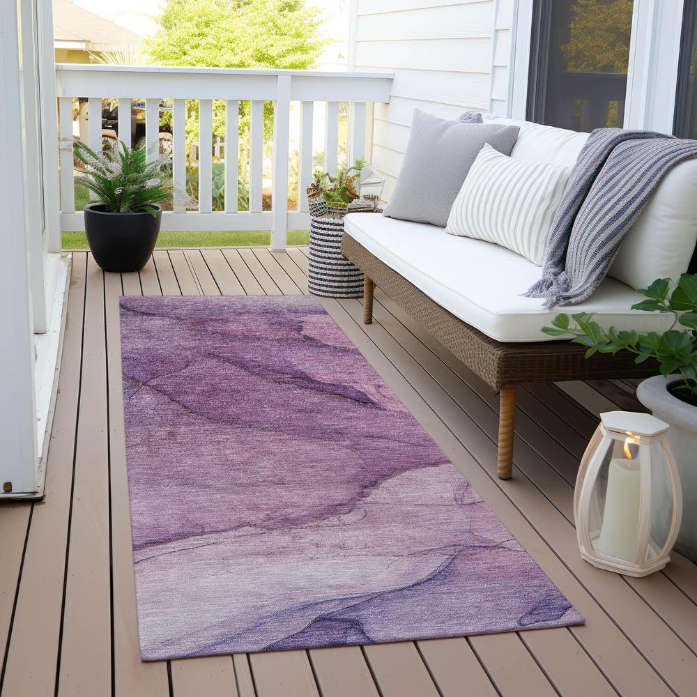 Chantille ACN607 Purple 2'3" x 7'6" Rug. Picture 7
