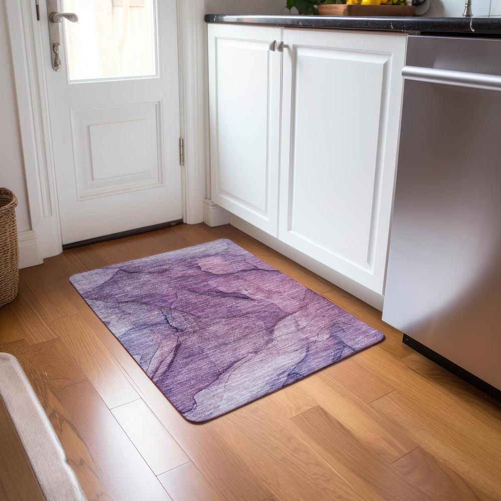 Chantille ACN607 Purple 1'8" x 2'6" Rug. Picture 6