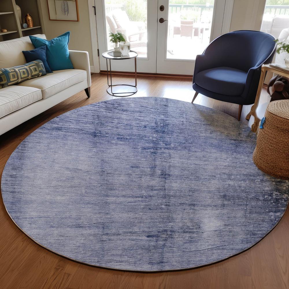Chantille ACN608 Blue 8' x 8' Rug. Picture 6