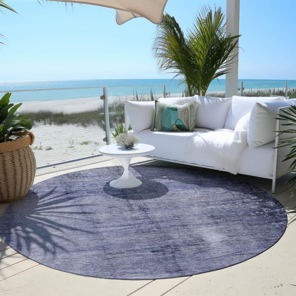 Chantille ACN608 Blue 8' x 8' Rug. Picture 7
