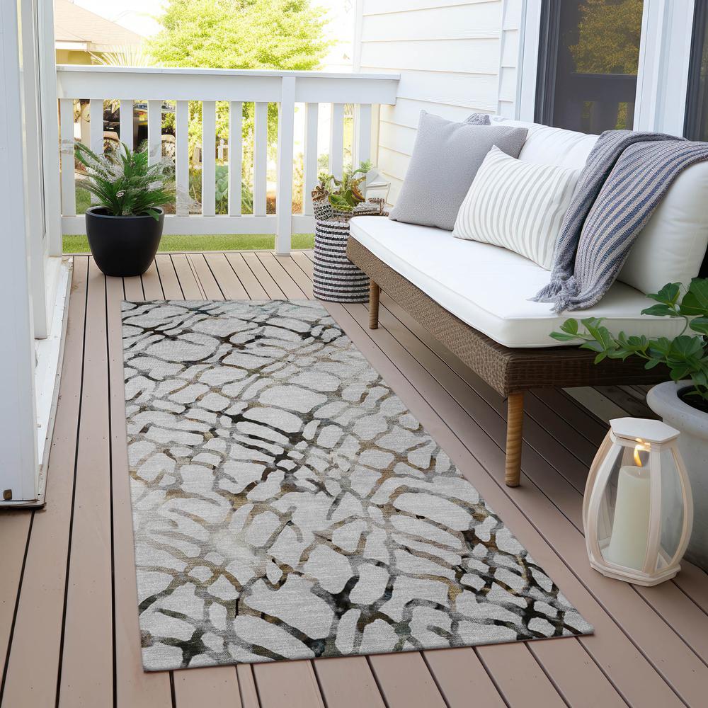 Chantille ACN609 Gray 2'3" x 7'6" Rug. Picture 7