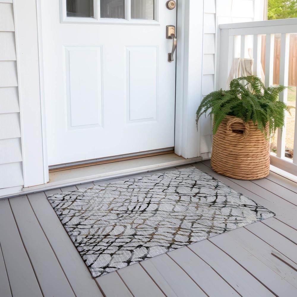 Chantille ACN609 Gray 1'8" x 2'6" Rug. Picture 7