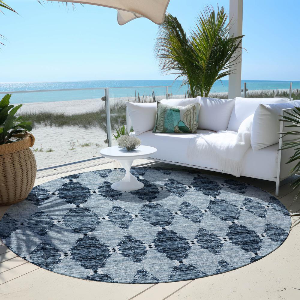 Chantille ACN610 Blue 8' x 8' Rug. Picture 7