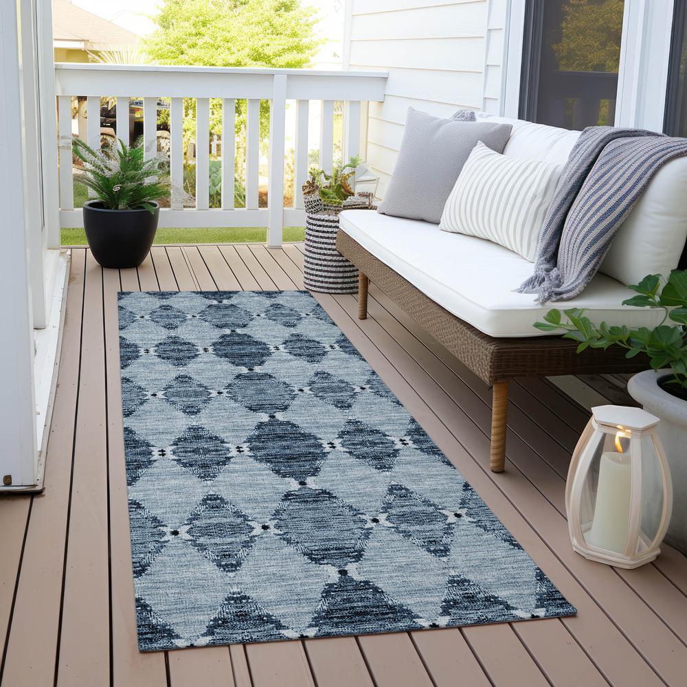 Chantille ACN610 Blue 2'3" x 7'6" Rug. Picture 7