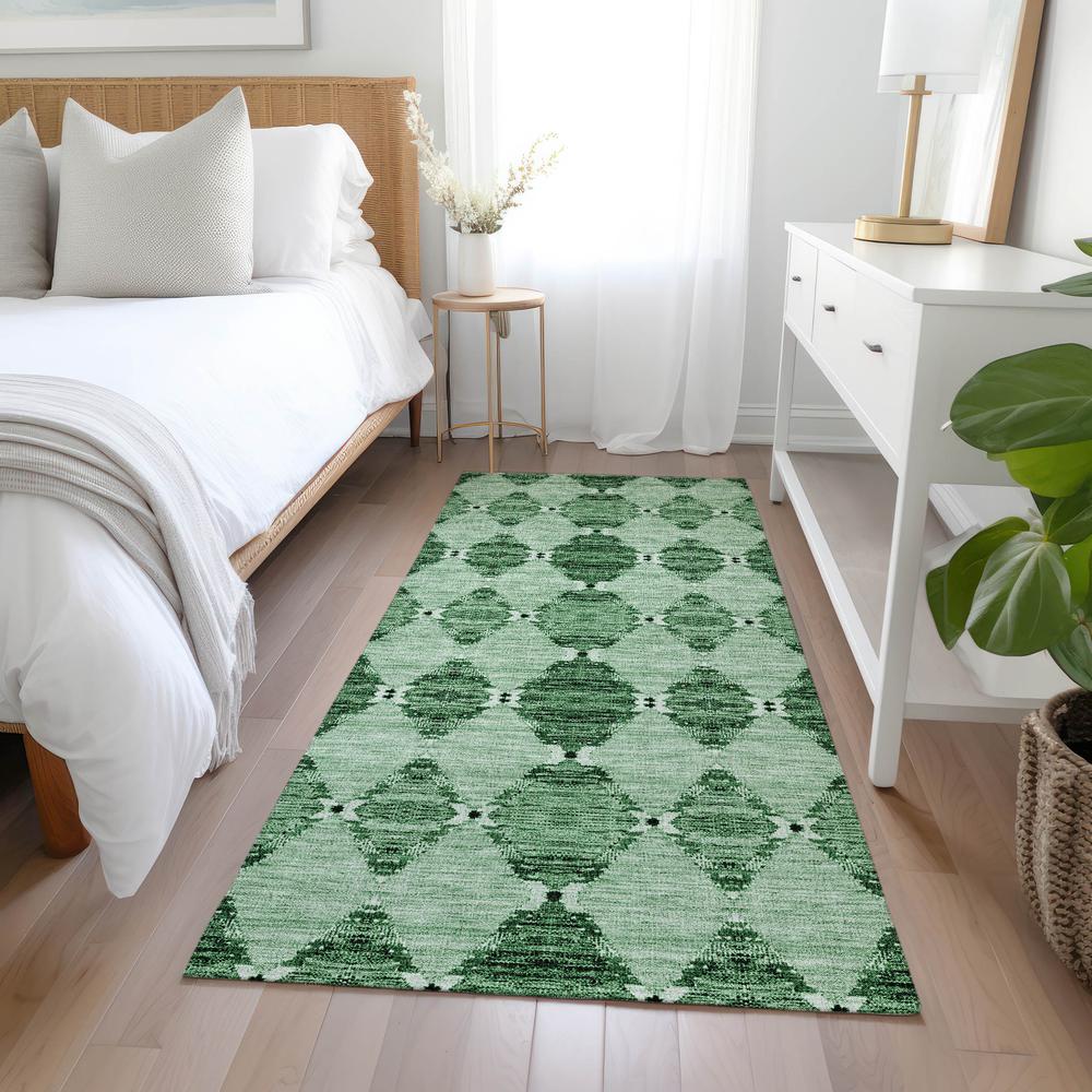 Chantille ACN610 Green 2'3" x 7'6" Rug. Picture 7