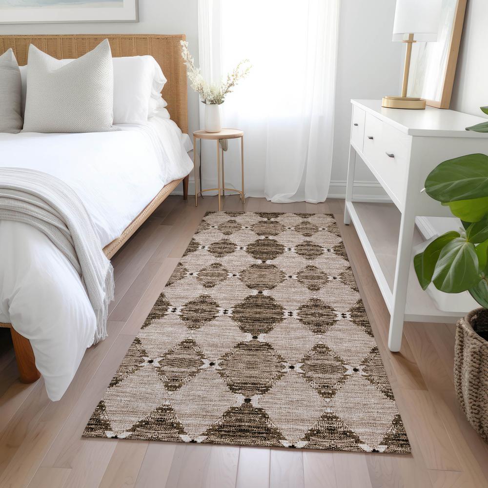 Chantille ACN610 Brown 2'3" x 7'6" Rug. Picture 7