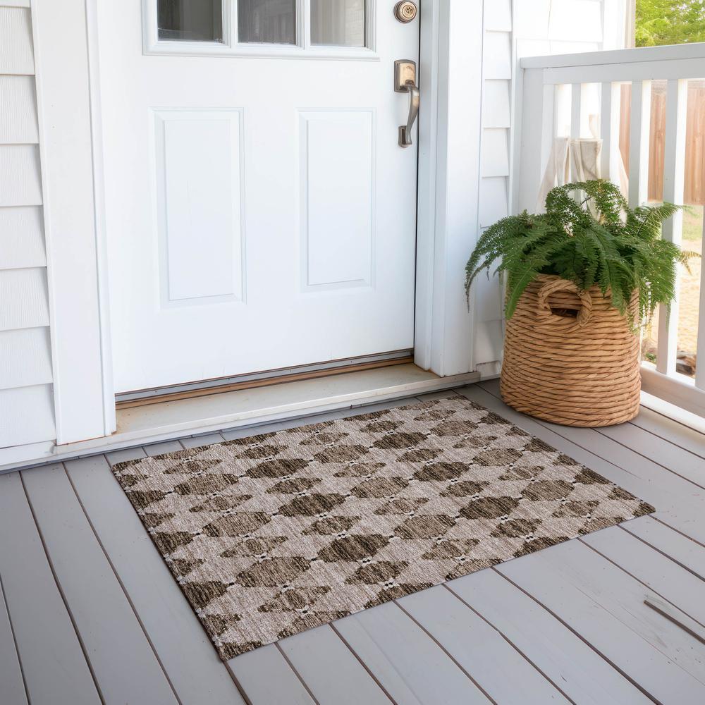 Chantille ACN610 Brown 1'8" x 2'6" Rug. Picture 7