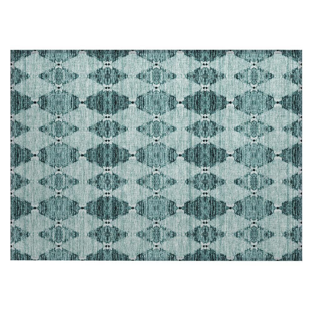 Chantille ACN610 Teal 1'8" x 2'6" Rug. Picture 1