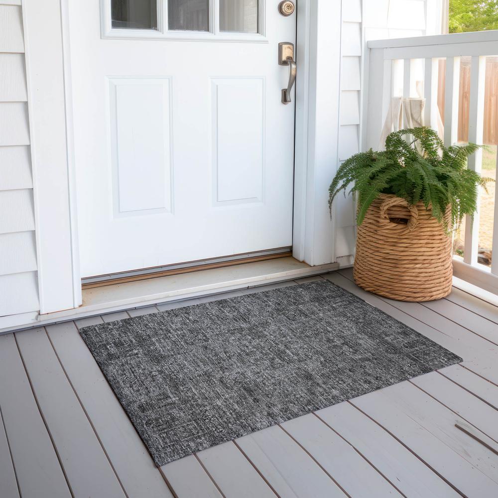 Chantille ACN611 Gray 1'8" x 2'6" Rug. Picture 8