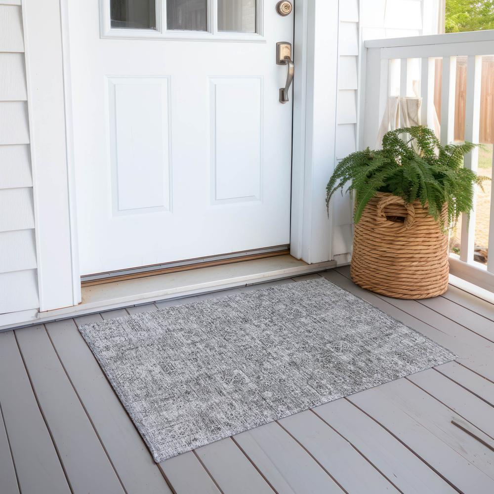 Chantille ACN611 Gray 1'8" x 2'6" Rug. Picture 7