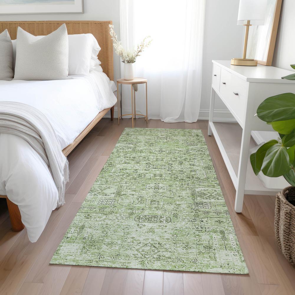 Chantille ACN611 Green 2'3" x 7'6" Rug. Picture 6
