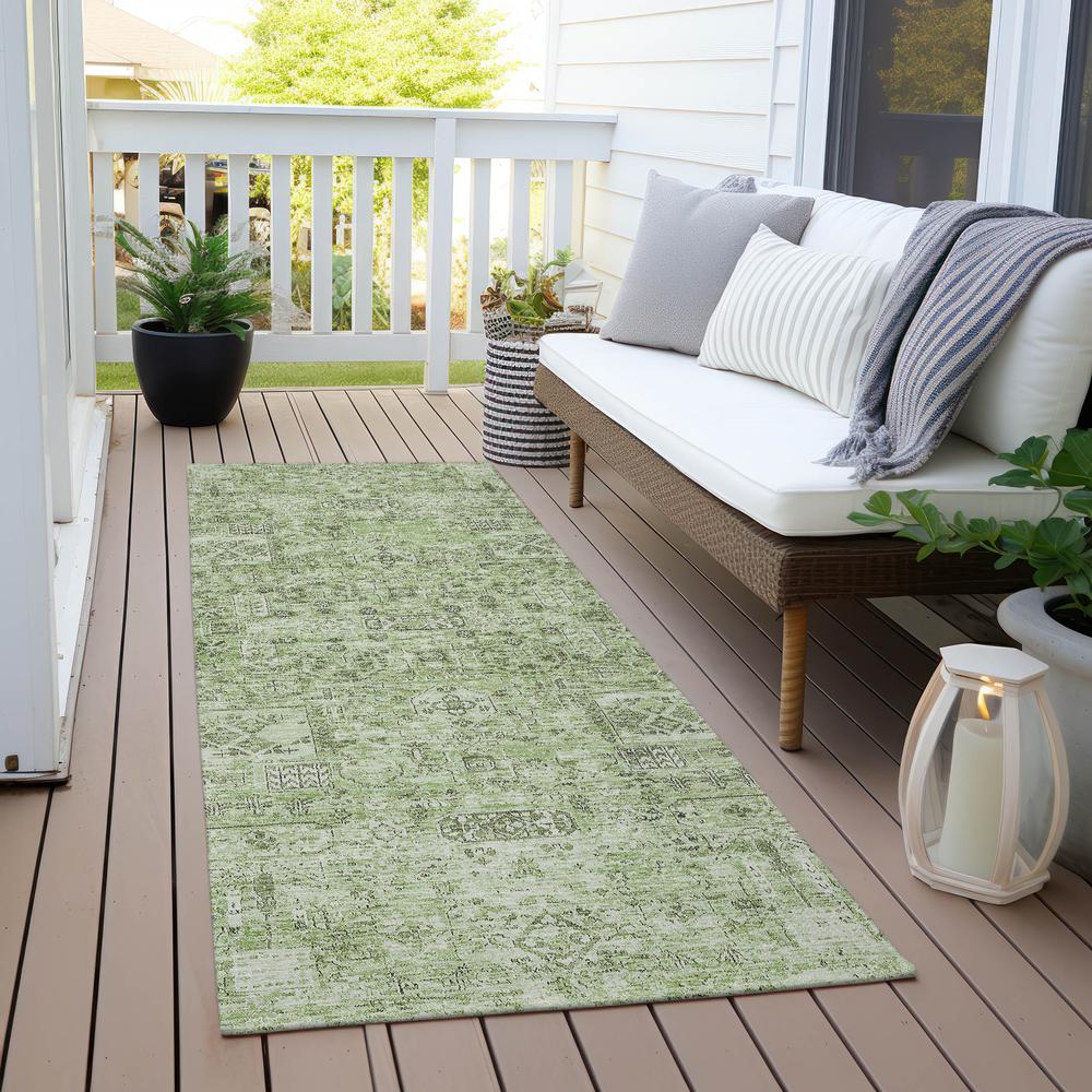 Chantille ACN611 Green 2'3" x 7'6" Rug. Picture 7