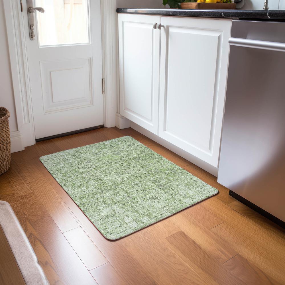 Chantille ACN611 Green 1'8" x 2'6" Rug. Picture 6
