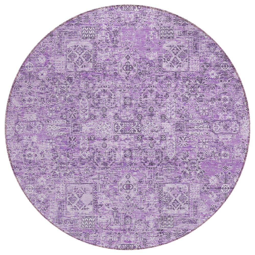 Chantille ACN611 Purple 8' x 8' Rug. Picture 1
