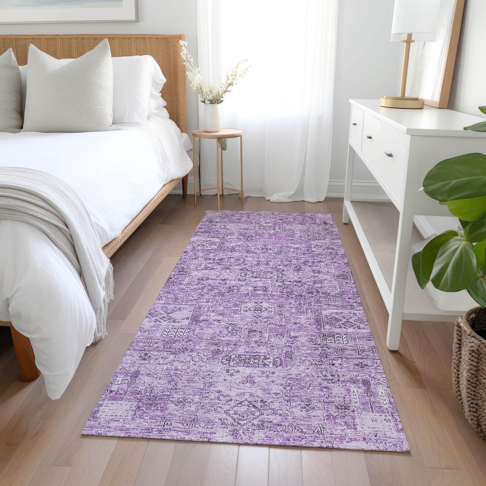 Chantille ACN611 Purple 2'3" x 7'6" Rug. Picture 6