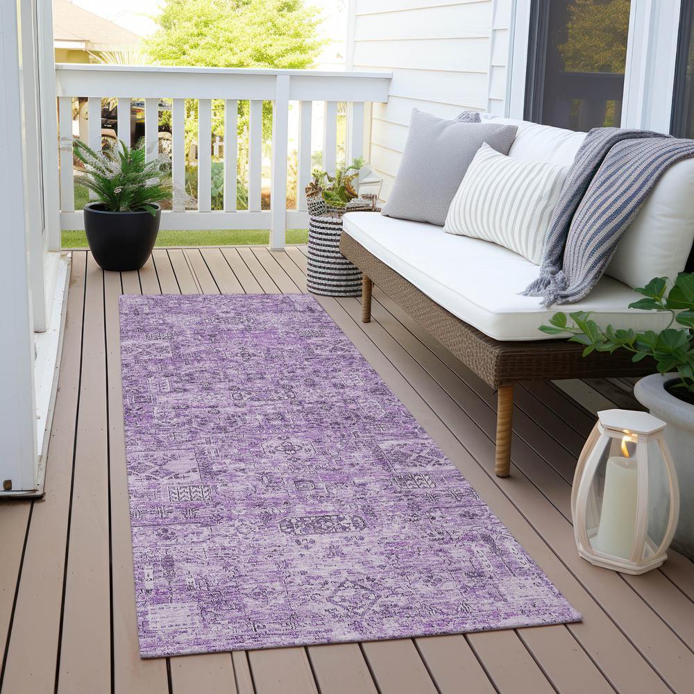 Chantille ACN611 Purple 2'3" x 7'6" Rug. Picture 7