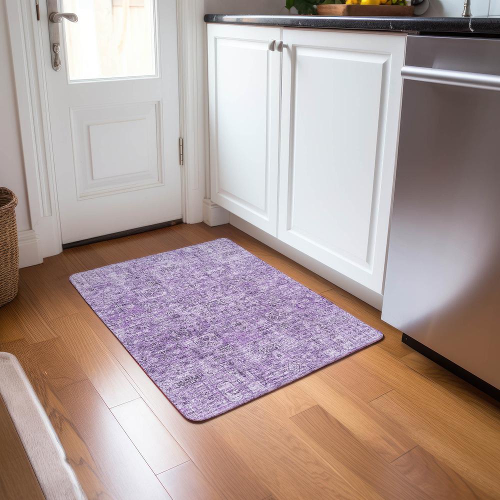 Chantille ACN611 Purple 1'8" x 2'6" Rug. Picture 7