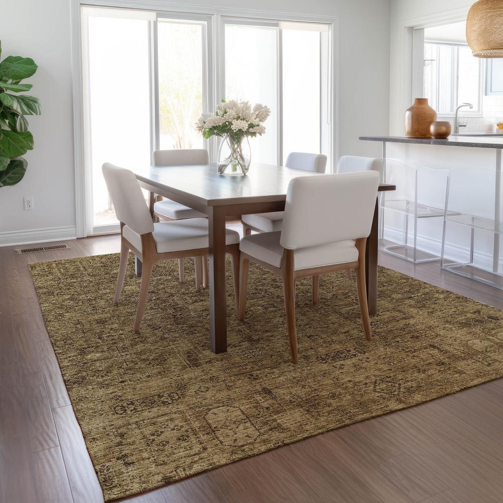 Chantille ACN611 Brown 2'6" x 3'10" Rug. Picture 7