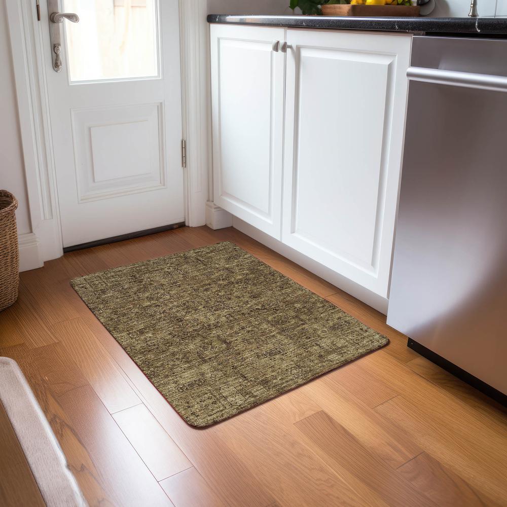 Chantille ACN611 Brown 1'8" x 2'6" Rug. Picture 6