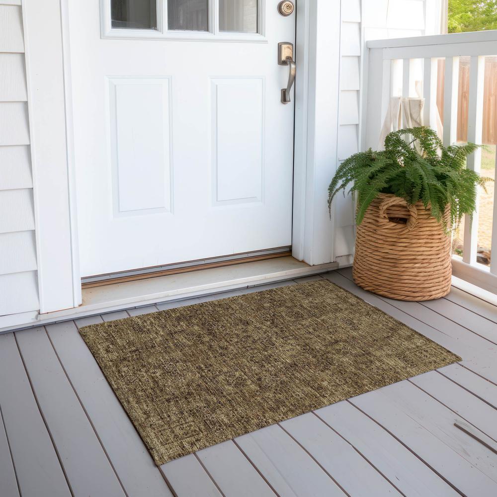 Chantille ACN611 Brown 1'8" x 2'6" Rug. Picture 7