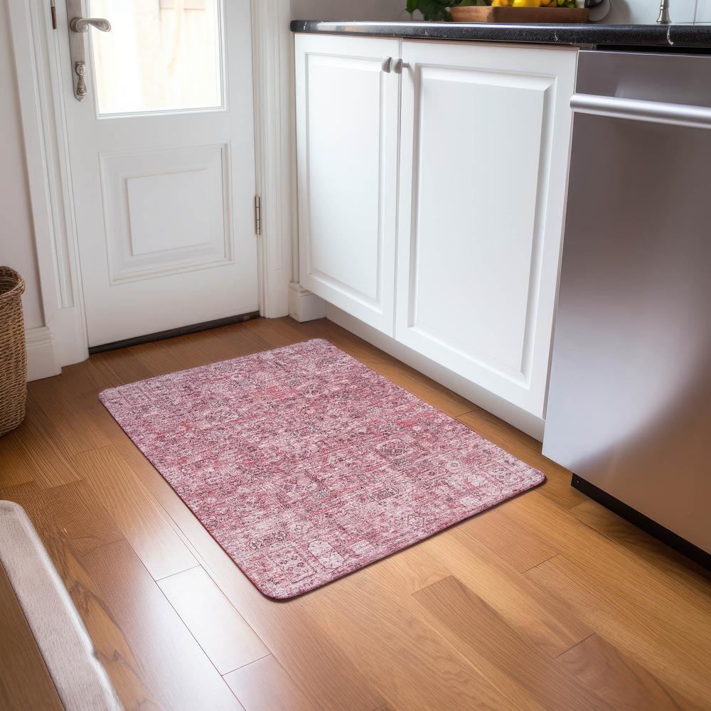 Chantille ACN611 Pink 1'8" x 2'6" Rug. Picture 6