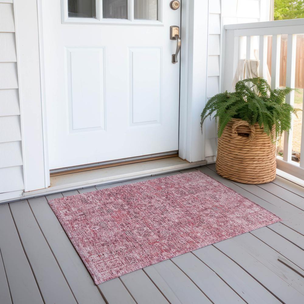 Chantille ACN611 Pink 1'8" x 2'6" Rug. Picture 7