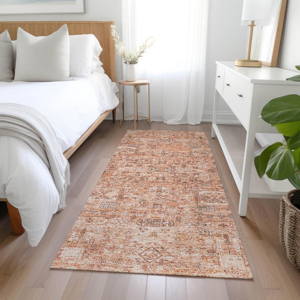 Chantille ACN611 Orange 2'3" x 7'6" Rug. Picture 6