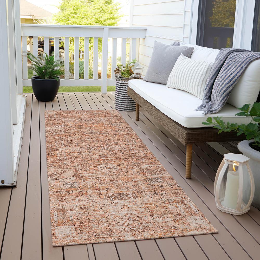 Chantille ACN611 Orange 2'3" x 7'6" Rug. Picture 7