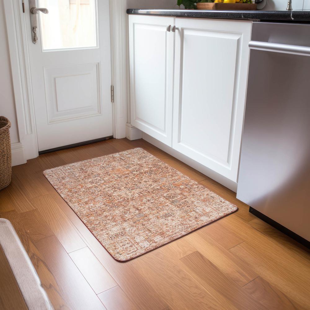 Chantille ACN611 Orange 1'8" x 2'6" Rug. Picture 6
