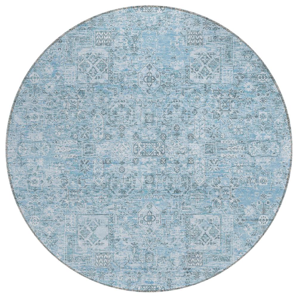 Chantille ACN611 Blue 8' x 8' Rug. Picture 1