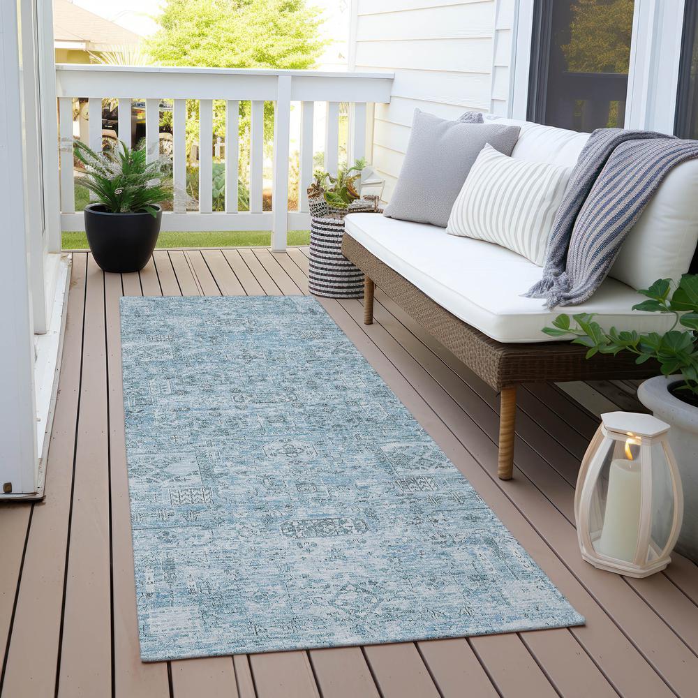 Chantille ACN611 Blue 2'3" x 7'6" Rug. Picture 7