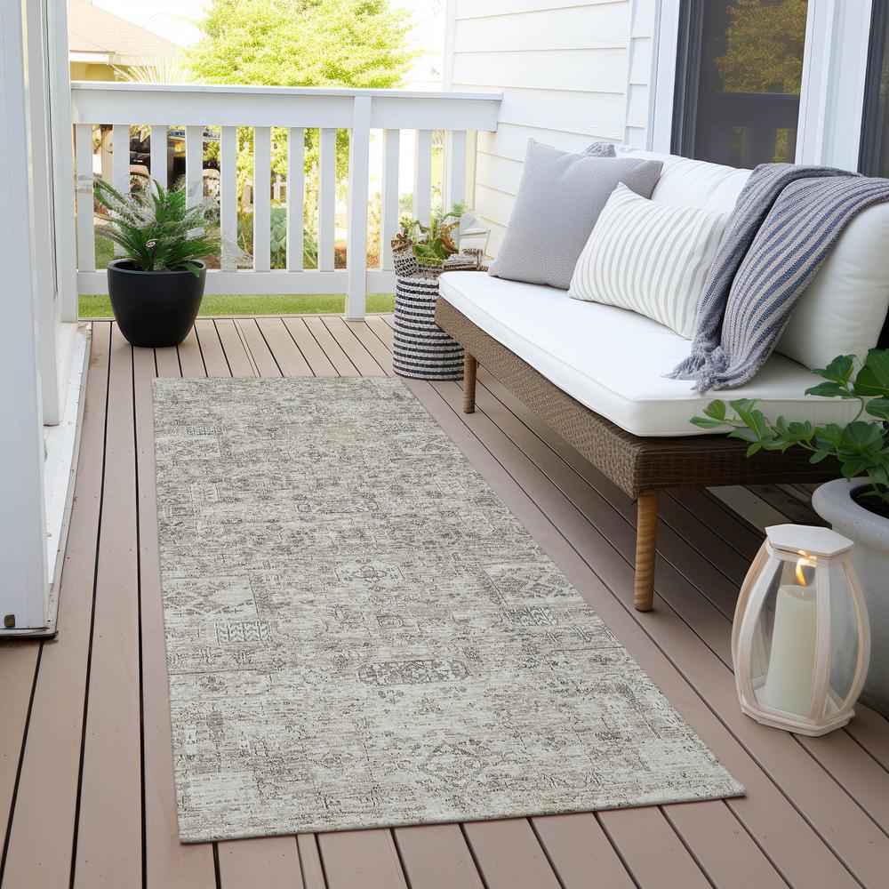 Chantille ACN611 Brown 2'3" x 7'6" Rug. Picture 7