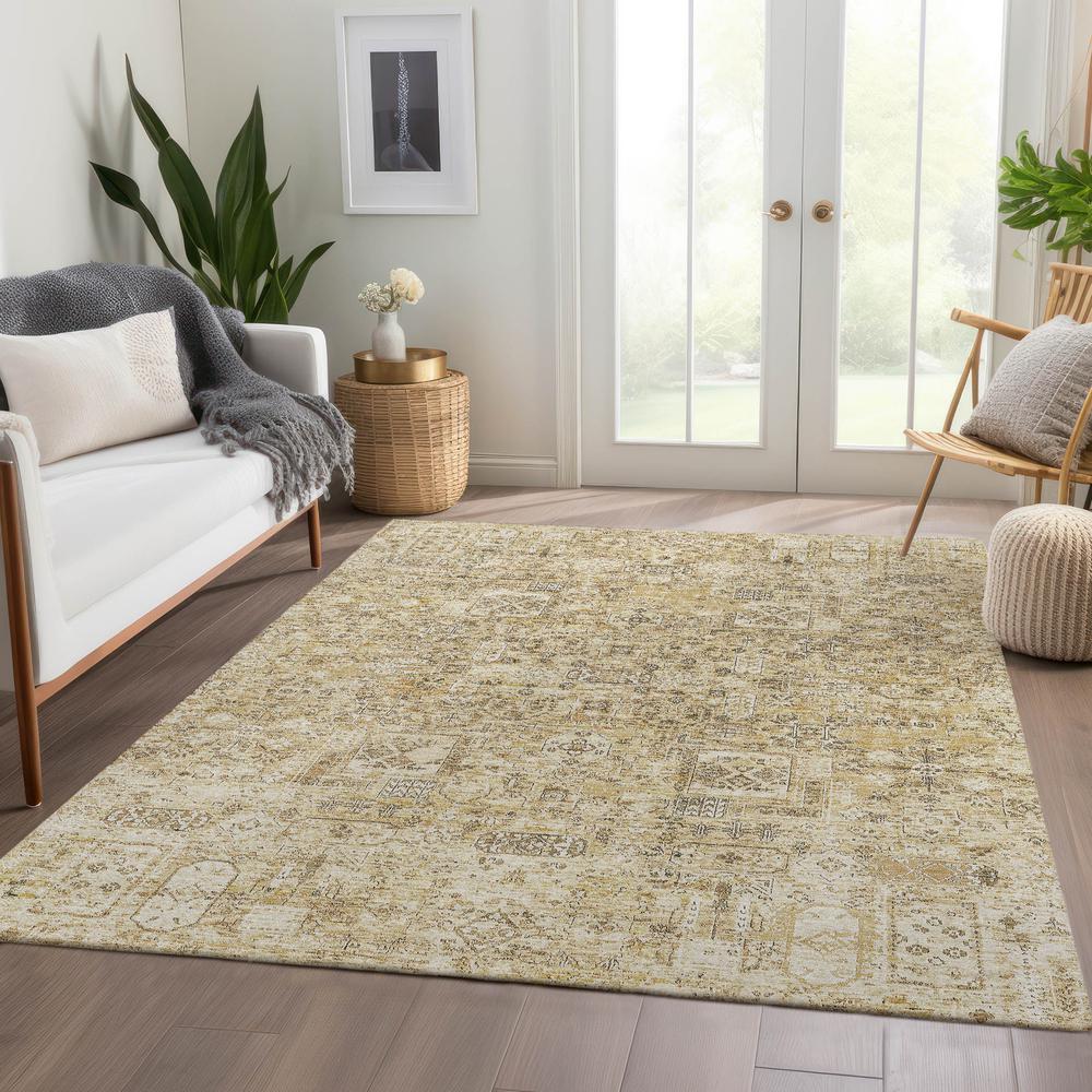 Chantille ACN611 Gold 2'6" x 3'10" Rug. Picture 6