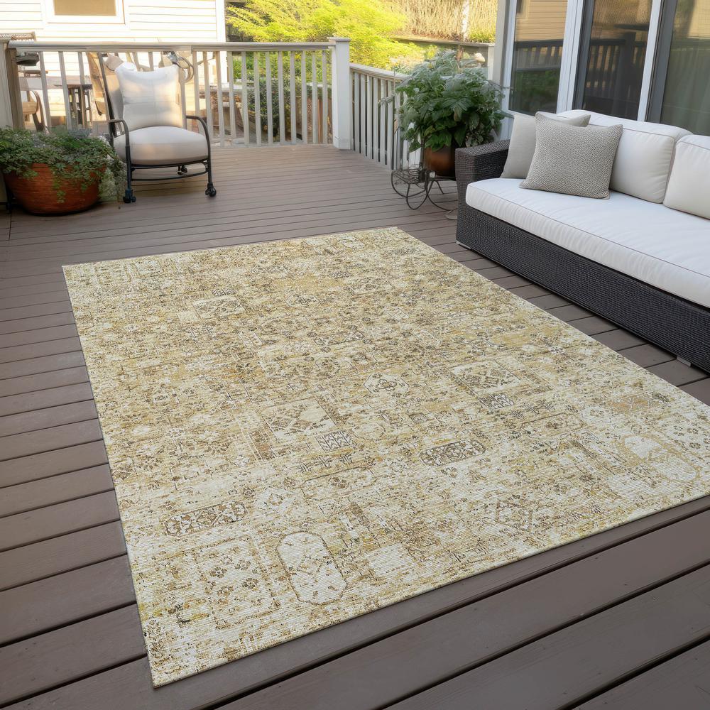 Chantille ACN611 Gold 2'6" x 3'10" Rug. Picture 8