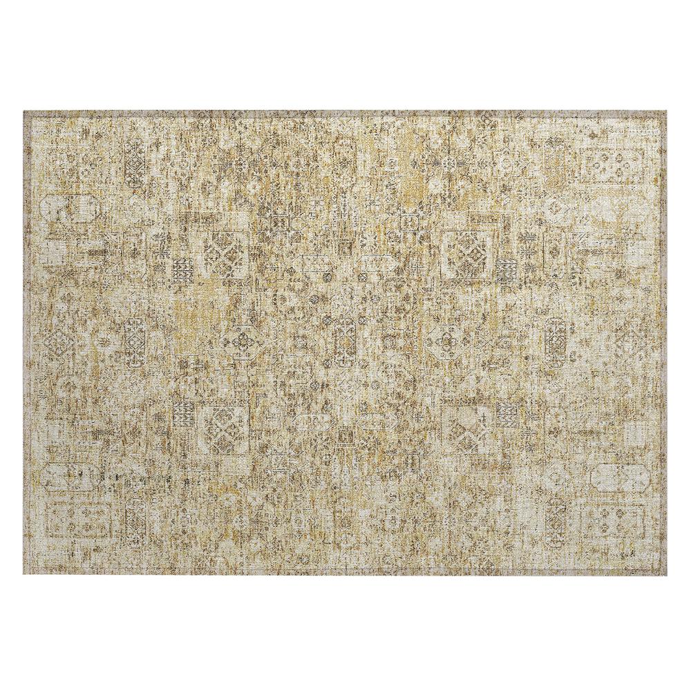 Chantille ACN611 Gold 1'8" x 2'6" Rug. Picture 1